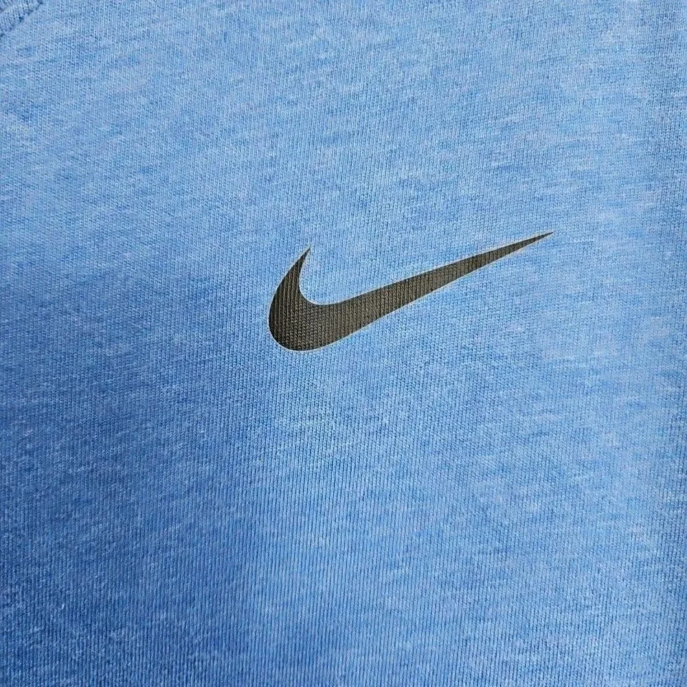 Nike tee Swim  Dri-Fit  T-shirt Blue  Men's Size LG Pre-owned logo
